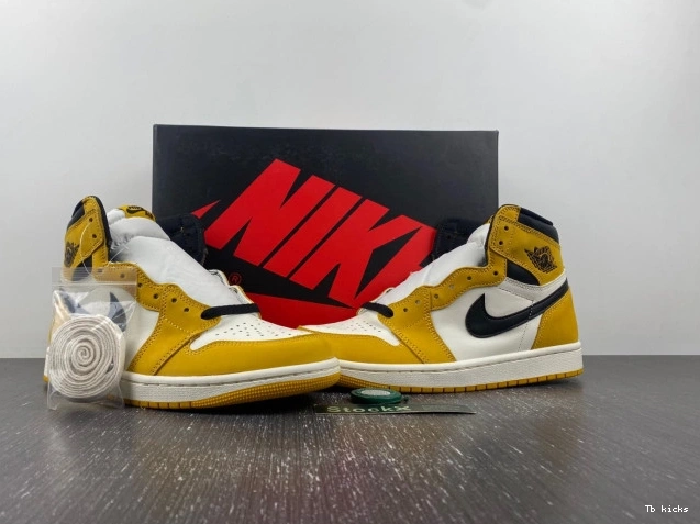 Cheap TBK Yellow High OG Air DZ5485-701 Ochre Jordan 1 0719
